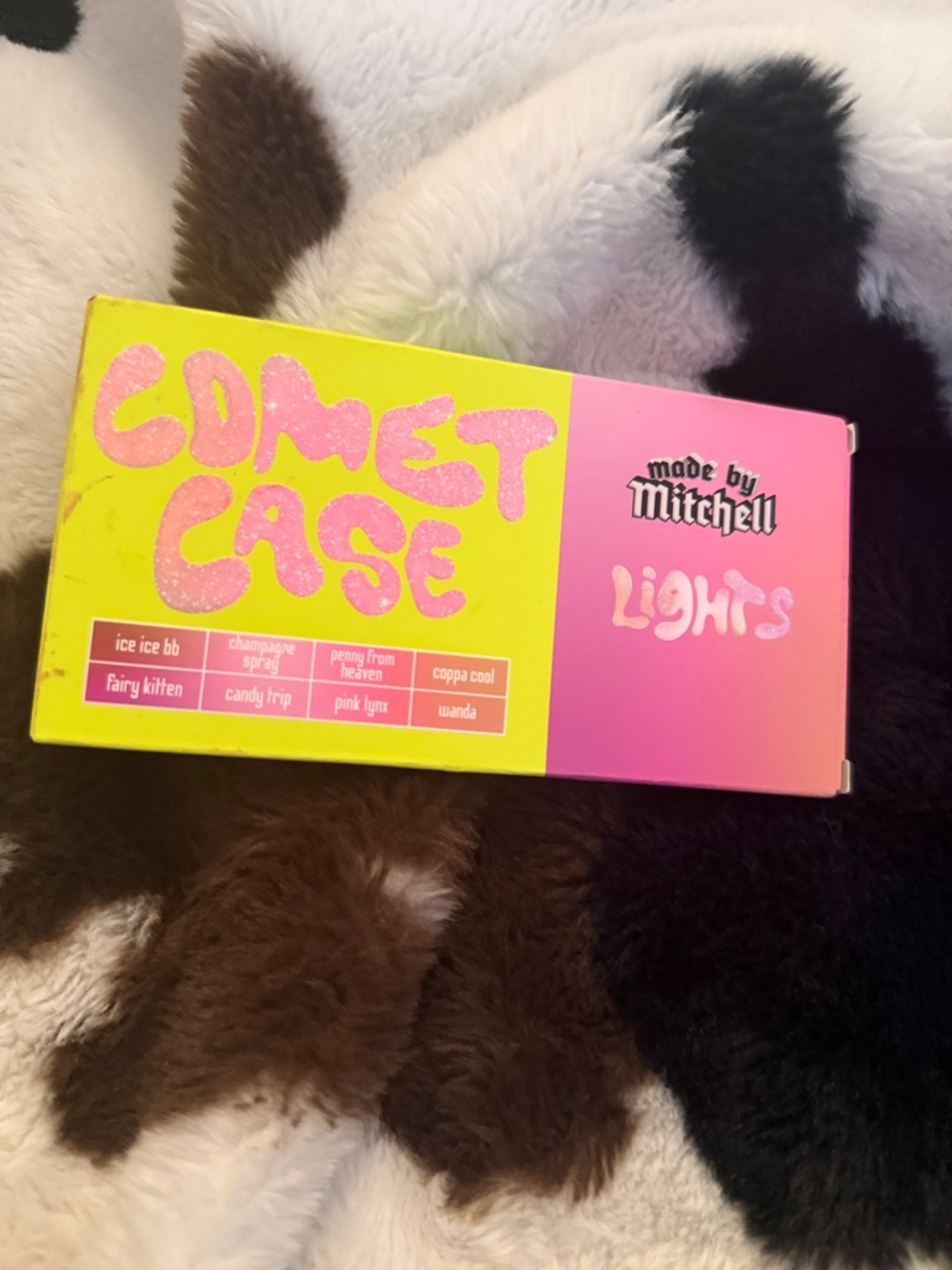 Made by Mitchell Comet Case Lights Eyeshadow Palette - Pink & Yellow